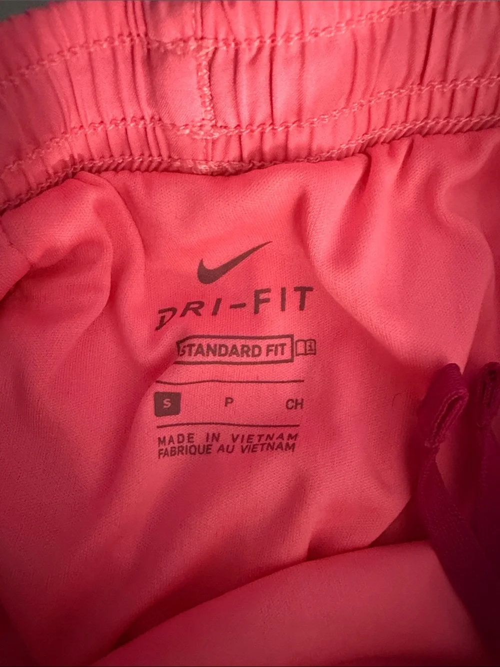 Nike Girls Bright Pink Running Shorts + Black Gray Camo Nike Shorts Set